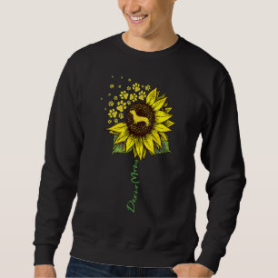 Sweatshirt Doxie Maman Sunflower Dachshund Chien Maman Maman