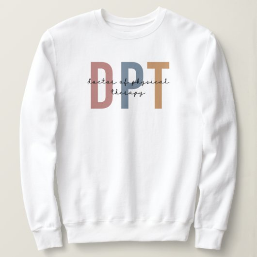 Sweatshirt DPT Docteur en physiothérapie (Design devant)
