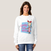 Sweatshirt Dr Seuss | Cindy-Lou Qui - Sucre de canne (Devant entier)