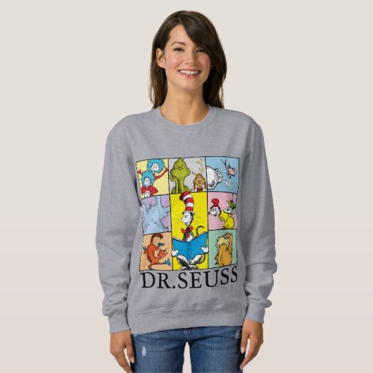 Sweatshirt Dr Seuss | Graphique Histoires (Devant entier)