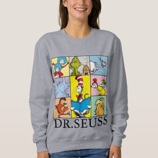 Sweatshirt Dr Seuss | Graphique Histoires (Devant)