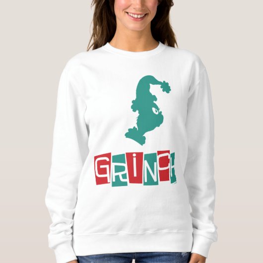 Sweatshirt Dr. Seuss | Grinch - Rouge & Vert (Devant)