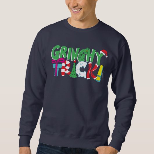 Sweatshirt Dr Seuss | Grinchy Trick (Devant)