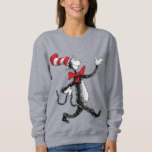 Sweatshirt Dr. Seuss Le Chat dans le Chapeau fait le manège