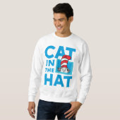 Sweatshirt Dr. Seuss | Logo du Chat dans le Chapeau (Devant entier)
