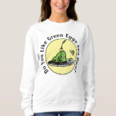 Sweatshirt Dr Seuss | Oeufs verts et icône de jambon (Devant)