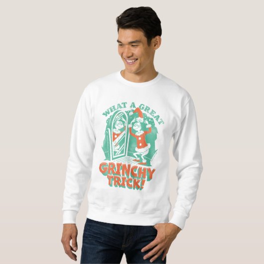Sweatshirt Dr Seuss | Quelle belle petite queue de Grinchy ! (Devant entier)