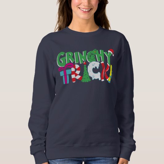 Sweatshirt Dr. Seuss | Tour de Grinch (Devant)