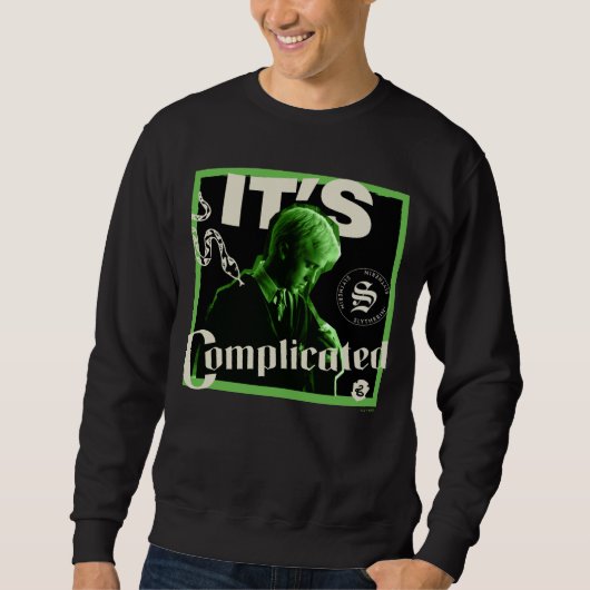 Sweatshirt Draco Malfoy - "C'est compliqué" (Devant)