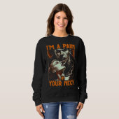 Sweatshirt Dracula Est Une Douleur Dans Le Cou, Gothique Emo (Devant entier)