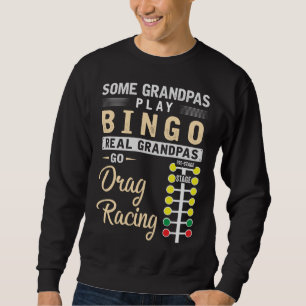 Sweatshirt Drag Racing Grand-père mécanicien Dragster Grand-p