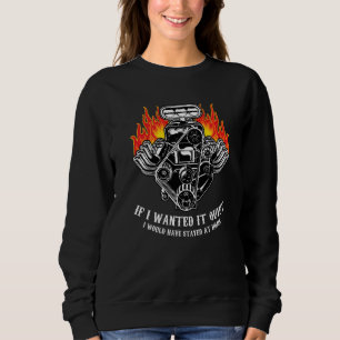 Sweatshirt Drag Racing Moteur Mécanique Moteur Automobile