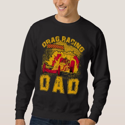 Sweatshirt Drag Racing Papa (Devant)