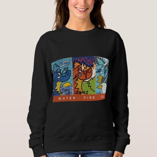 Sweatshirt Dragon à 3 têtes (Devant)