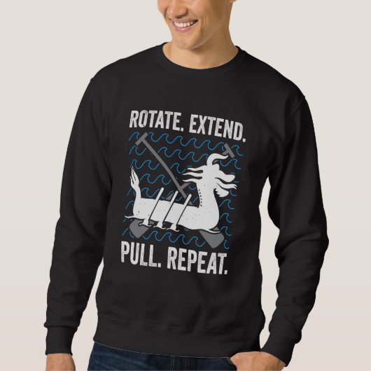 Sweatshirt Dragon Boat Racing For Dragon Boat Paddler Drummer (Devant)
