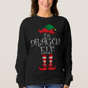 Sweatshirt Dragon Elf Correspondant Famille de Noël Pajama