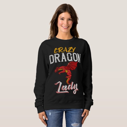 Sweatshirt Dragon Head  Cute Fantasy Creature  2 (Devant entier)