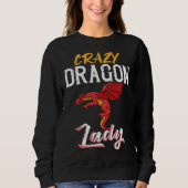 Sweatshirt Dragon Head  Cute Fantasy Creature  2 (Devant)