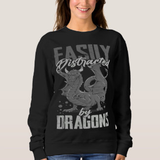 Sweatshirt Dragon Head  Cute Fantasy Creature  5