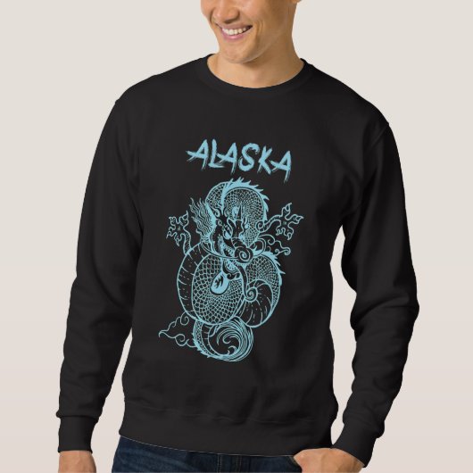 Sweatshirt Dragon japonais d'Alaska (Devant)