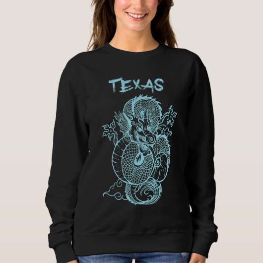Sweatshirt Dragon japonais du Texas (Devant)