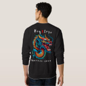 Sweatshirt Dragon japonais imprimé (Dos entier)