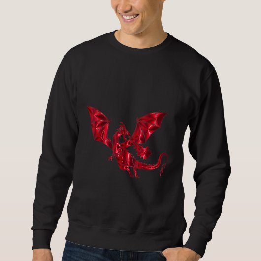Sweatshirt Dragon Mythique Créature Drake Beast Fiction (Devant)