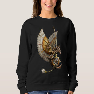 Sweatshirt Dragon Steampunk À Regarder Vintage