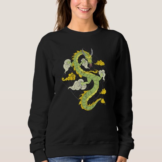 Sweatshirt Dragon volant Mythique Créature Imaginaire Animal (Devant)