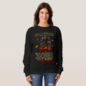Sweatshirt Dragon Womens Wild Creature Soul's On Fire (Devant entier)