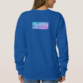 Sweatshirt Dragonflies dansantes Art Abstrait portable (Dos)