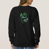 Sweatshirt Dragonflies funky Art Abstrait à porter (Dos)