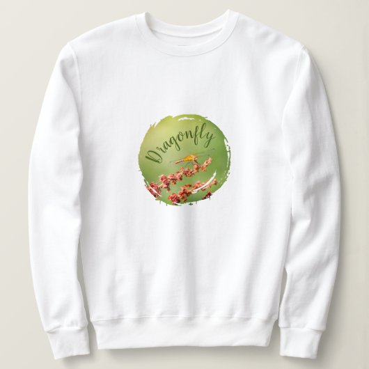 Sweatshirt Dragonfly dans la nature (Design devant)