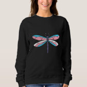 Sweatshirt Dragonfly de Trans Pride (Devant)
