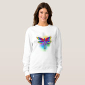 Sweatshirt Dragonfly en arc-en-ciel (Devant entier)