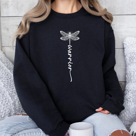 Sweatshirt Dragonfly minimaliste moderne Élégante typographie
