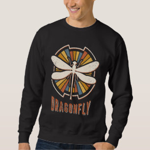 Sweatshirt Dragonfly Vintage Classic Retro Amour animal
