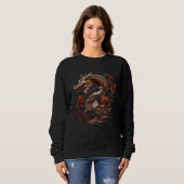 Sweatshirt Dragons japonais volants (Devant entier)