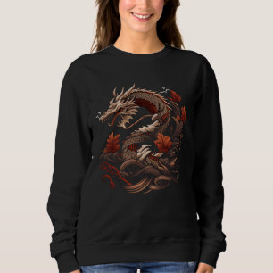 Sweatshirt Dragons japonais volants