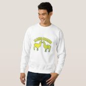 Sweatshirt Drame de lama (Devant entier)