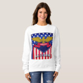 Sweatshirt Drapeau Alabama USA (Devant entier)