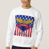 Sweatshirt Drapeau Alabama USA (Devant)