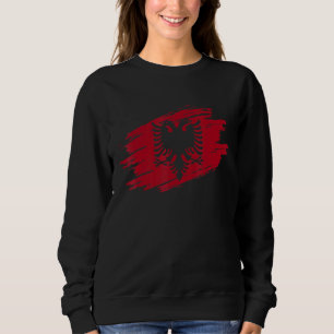 Sweatshirt Drapeau albanais Shqip Shqiponja Aigle albanais Al