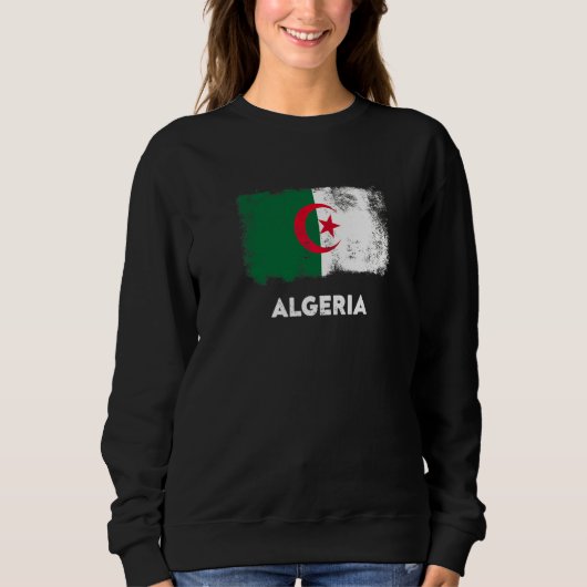 Sweatshirt Drapeau Algérie (Devant)