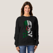 Sweatshirt Drapeau Algérie Drapeau Drapeau Algérie (Devant entier)