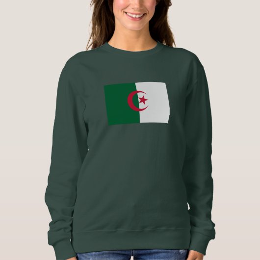 Sweatshirt Drapeau algérien patriotique (Devant)