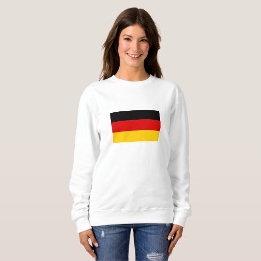 Sweatshirt Drapeau allemand (Devant entier)