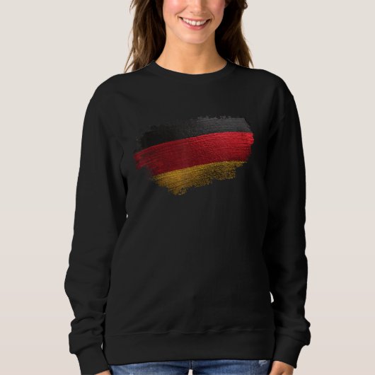 Sweatshirt Drapeau allemand Drapeau Allemagne (Devant)