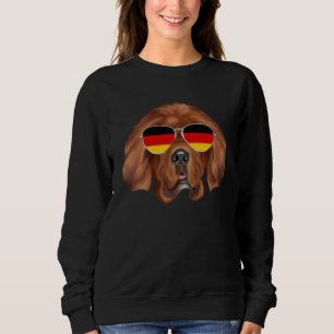 Sweatshirt Drapeau allemand Mastiff tibétain Allemagne poche