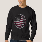Sweatshirt Drapeau américain (Devant)
